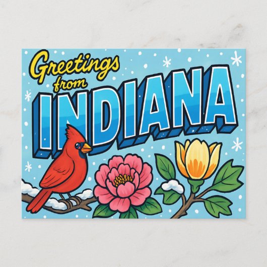 INDIANA-Briefkaart Briefkaart (Voorkant)