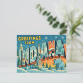 INDIANA-Briefkaart Briefkaart (Staand voorkant)