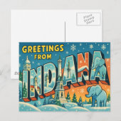 INDIANA-Briefkaart Briefkaart (Voorkant / Achterkant)