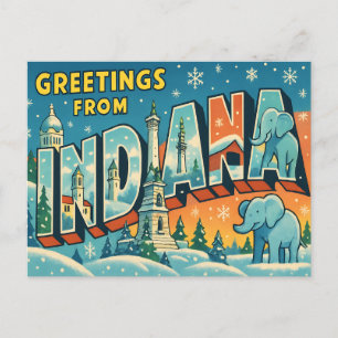 INDIANA-Briefkaart Briefkaart