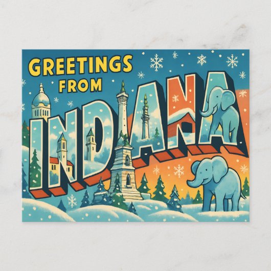 INDIANA-Briefkaart Briefkaart (Voorkant)