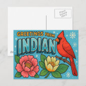 INDIANA-Briefkaart Briefkaart (Voorkant / Achterkant)