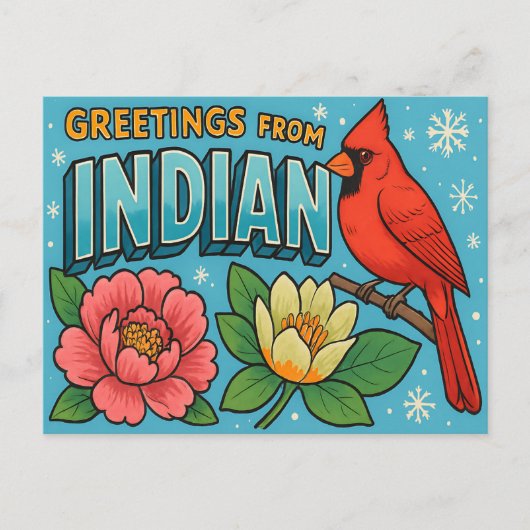 INDIANA-Briefkaart Briefkaart (Voorkant)