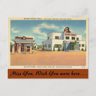 Indiana, Brown Derby Grill Briefkaart