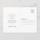 Indiana Chalkboard State Map Moving Briefkaart (Achterkant)