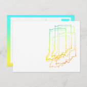 indiana chill blur briefkaart (Voorkant / Achterkant)