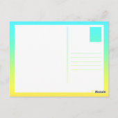 indiana chill blur briefkaart (Achterkant)