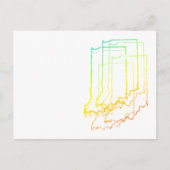 indiana chill blur briefkaart (Voorkant)