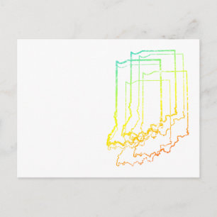 indiana chill blur briefkaart