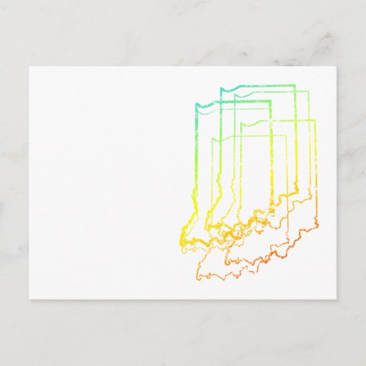 indiana chill blur briefkaart (Voorkant)