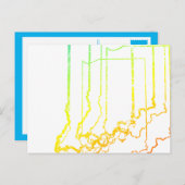 indiana chill blur briefkaart (Voorkant / Achterkant)