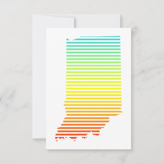 indiana chill fade kaart (Voorkant)