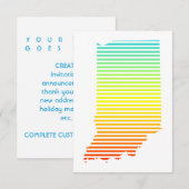 indiana chill fade kaart (Voorkant / Achterkant)