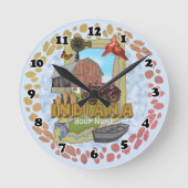 Indiana Clock Ronde Klok (Voorkant)