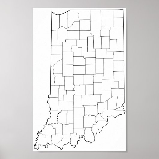 Indiana County Blank overzicht (Voorkant)