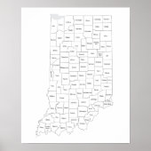 Indiana County's met overzicht (Voorkant)
