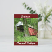 Indiana Covered Bridge Briefkaart (Staand voorkant)