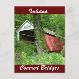 Indiana Covered Bridge Briefkaart