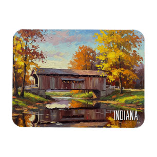 Indiana Covered Bridge Magneet