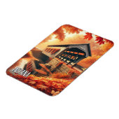 Indiana Covered Bridge Magneet (Linkerzijde)