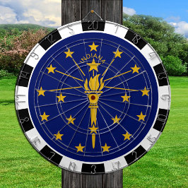 Indiana Dartboard USA & Indiana Flag/game board Dartbord