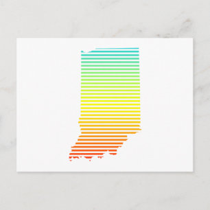 Indiana de kou verdwijnt langzaam briefkaart