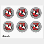 Indiana Diver Ronde Sticker (Vel)