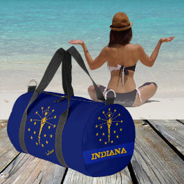 Indiana duffle, Indiana vlag fitness / sport Plunjezak