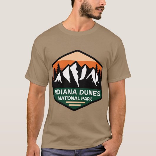 Indiana duinen Nationaal Park Oversized 4 T-shirt (Voorkant)