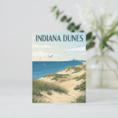Indiana Dunes Briefkaart (Staand voorkant)