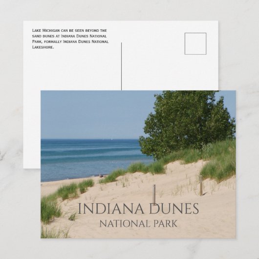 Indiana Dunes Briefkaart (Voorkant / Achterkant)