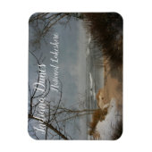 Indiana Dunes, golven op Lake Michigan, zandduinen Magneet (Verticaal)