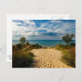 Indiana Dunes, Lake Michigan Briefkaart (Voorkant / Achterkant)