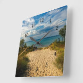 Indiana Dunes, Lake Michigan Vierkante Klok (Hoek)