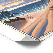 Indiana Dunes Nationaal Park Litho Kunstwerk Poste Poster (Hoek)