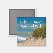Indiana Dunes Nationaal Park Souvenir Magneet (Voorkant / Achterkant)