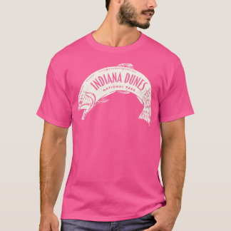 Indiana Dunes Nationaal Park Visblik T-shirt
