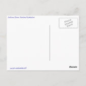Indiana Dunes National Lakeshore Briefkaart (Achterkant)
