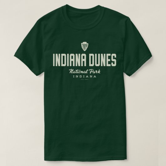 Indiana Dunes National Park 2019 Arrowhead Tan T-shirt (Design voorkant)