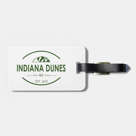 Indiana Dunes National Park Bagagelabel (Achterkant horizontaal)