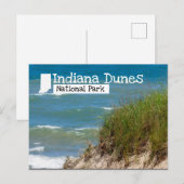 Indiana Dunes National Park Beach Dune Briefkaart (Voorkant / Achterkant)