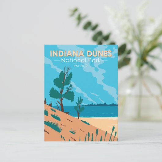 Indiana Dunes National Park  Briefkaart (Staand voorkant)