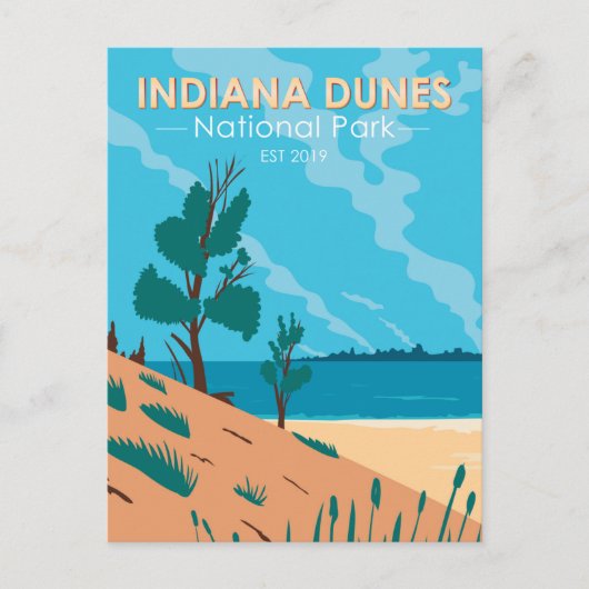Indiana Dunes National Park  Briefkaart (Voorkant)