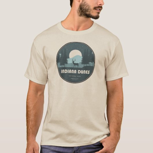 Indiana Dunes National Park Deer T-shirt (Voorkant)