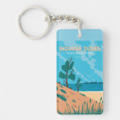 Indiana Dunes National Park  dubbelzijdig Sleutelhanger (Voorkant)