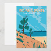 Indiana Dunes National Park  Feestdagenkaart (Voorkant / Achterkant)