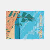 Indiana Dunes National Park  Fleece Deken (Voorkant (Horizontaal))