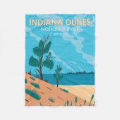Indiana Dunes National Park  Fleece Deken (Voorkant)
