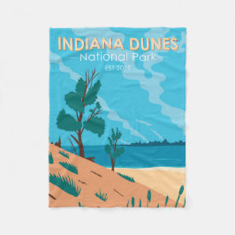 Indiana Dunes National Park  Fleece Deken