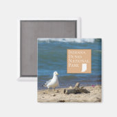 Indiana Dunes National Park Gift Magneet (Voorkant / Achterkant)